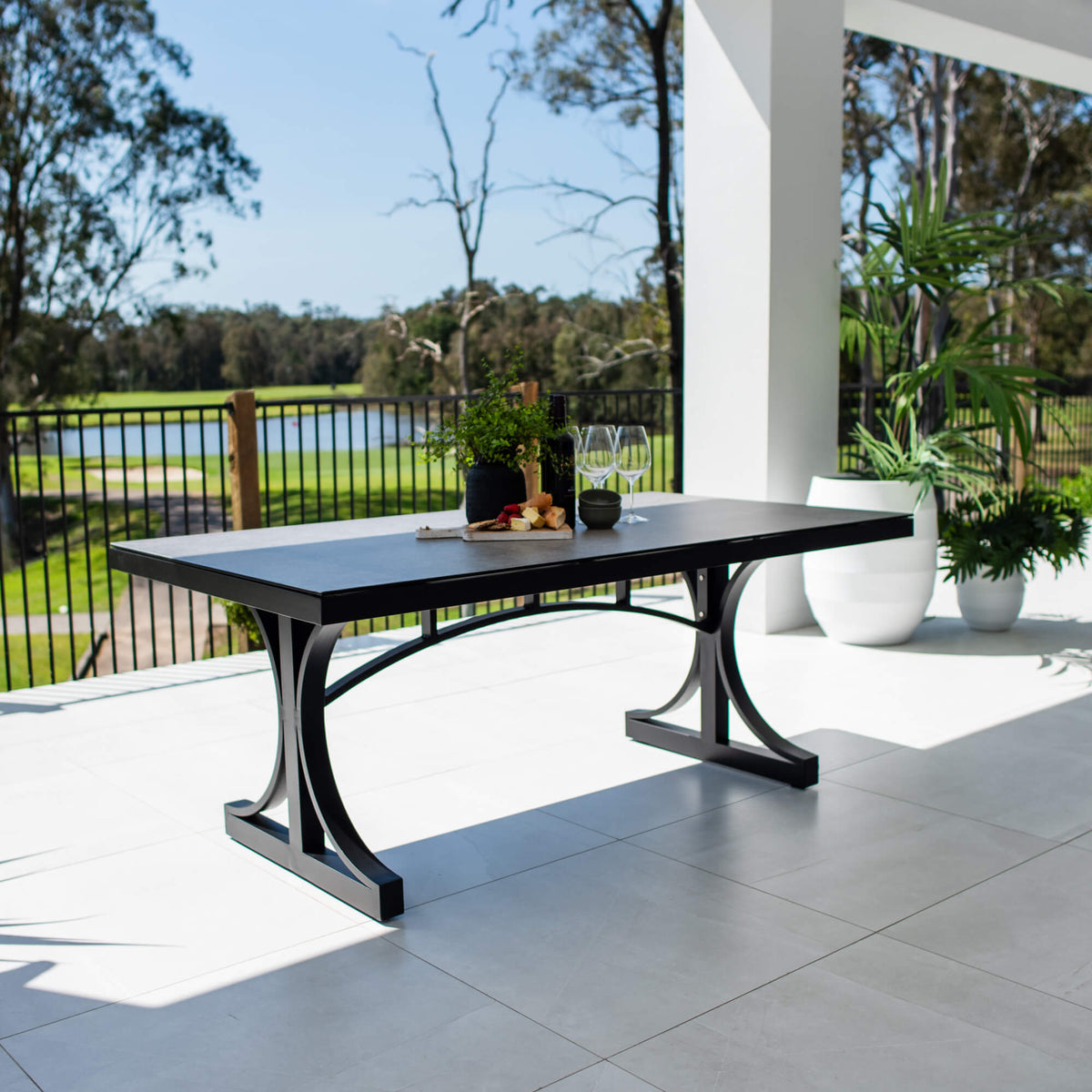 best-outdoor-furniture Chester Moon - (180x100) - Outdoor Dining Table #color_BLACK