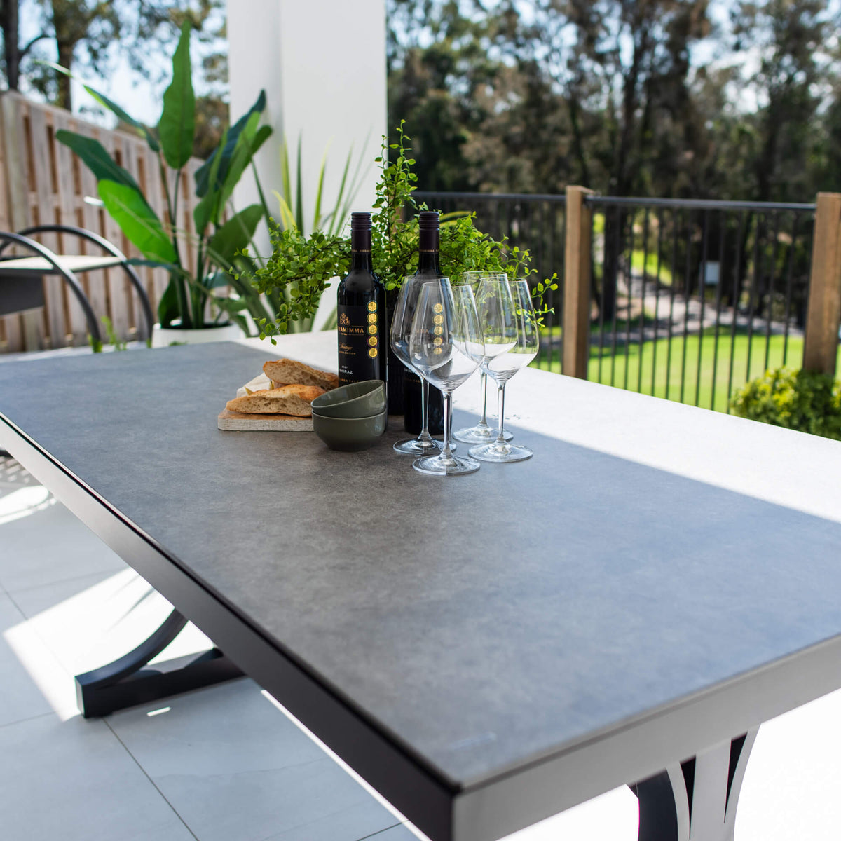 best-outdoor-furniture Chester Moon - (180x100) - Outdoor Dining Table #color_BLACK