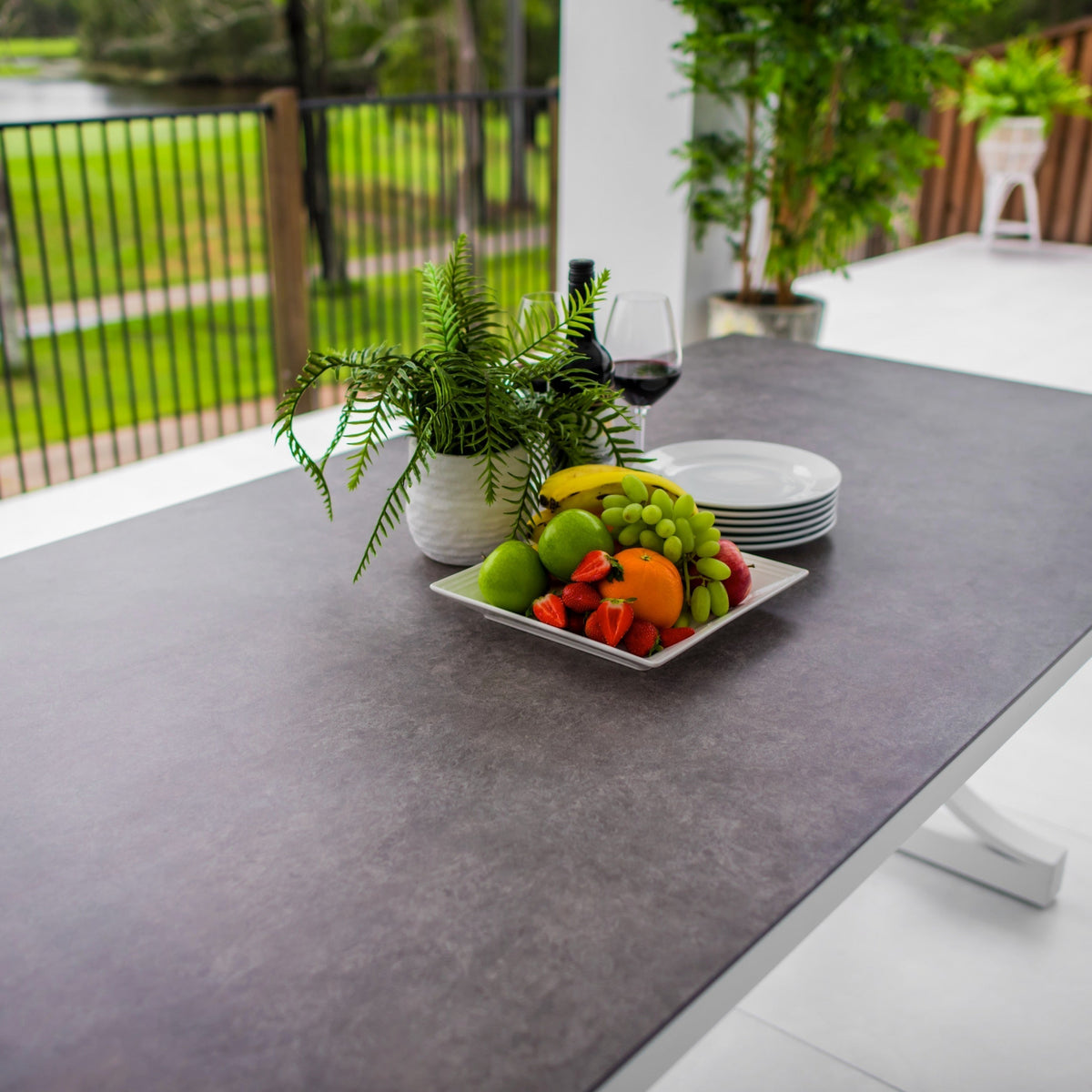 best-outdoor-furniture-Chester Moon - Outdoor Table (215x100cm) #color_WHITE