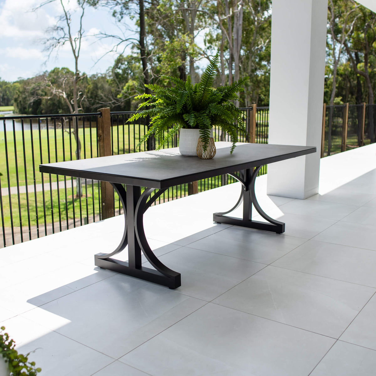 best-outdoor-furniture-Chester Moon - Outdoor Table (215x100cm) #color_BLACK