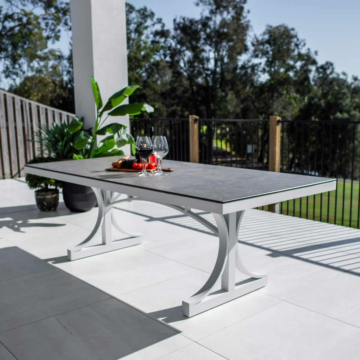 best-outdoor-furniture-Chester Moon - Outdoor Table (215x100cm) #color_WHITE