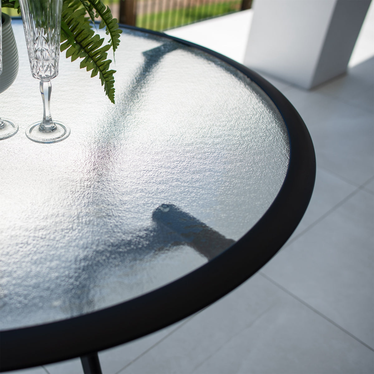 best-outdoor-furniture-Coventry - Round Outdoor Table 105cm #color_BLACK