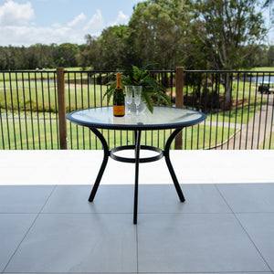 best-outdoor-furniture-Coventry - Round Outdoor Table 105cm #color_BLACK