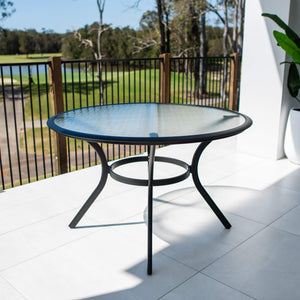 best-outdoor-furniture-Coventry Round - (120x120) - Outdoor Dining Table #color_BLACK