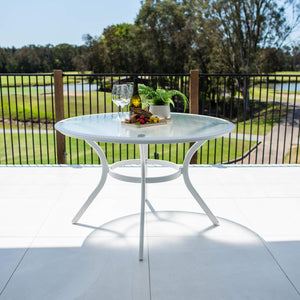 best-outdoor-furniture-Coventry Round - (120x120) - Outdoor Dining Table #color_WHITE