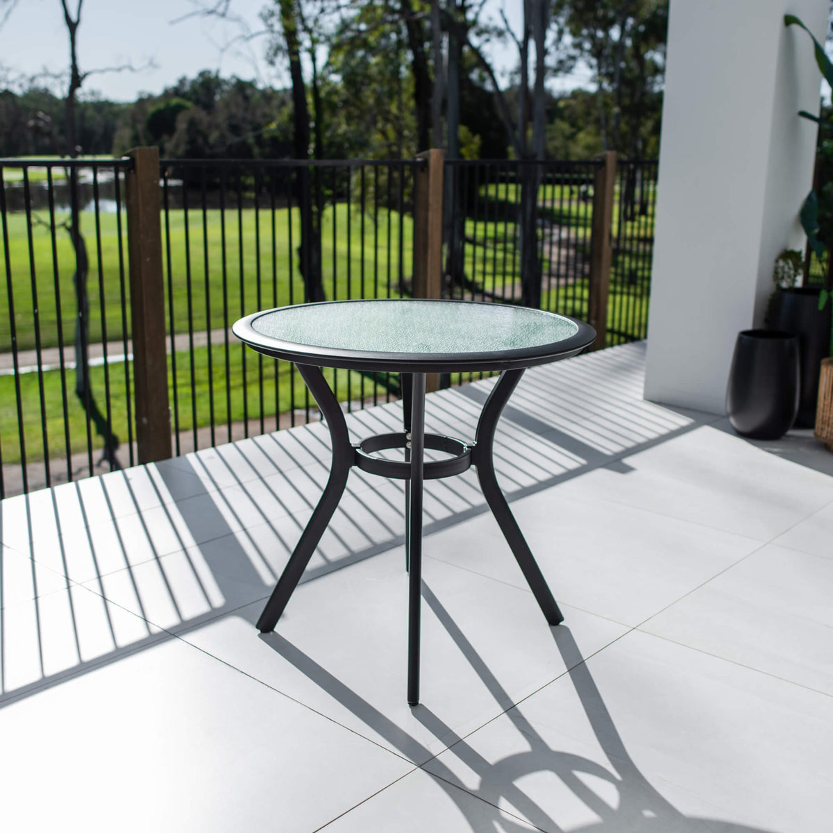 best-outdoor-furniture-Coventry - Round Outdoor Table (76cm) #color_BLACK