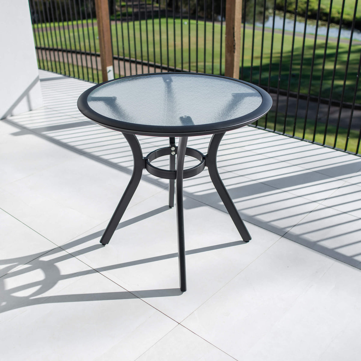 best-outdoor-furniture-Coventry - Round Outdoor Table (76cm) #color_BLACK