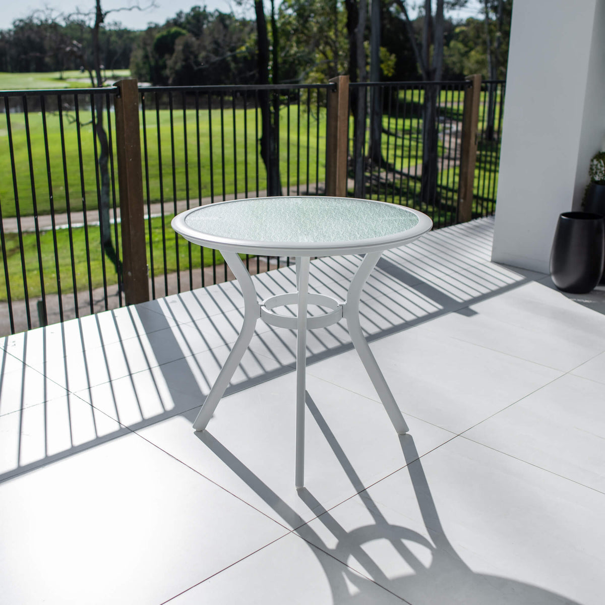 best-outdoor-furniture-Coventry - Round Outdoor Table (76cm) #color_WHITE