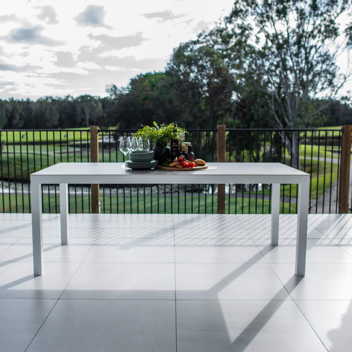 best-outdoor-furniture-Cruz - (200x90) - Outdoor Dining Table #color_WHITE
