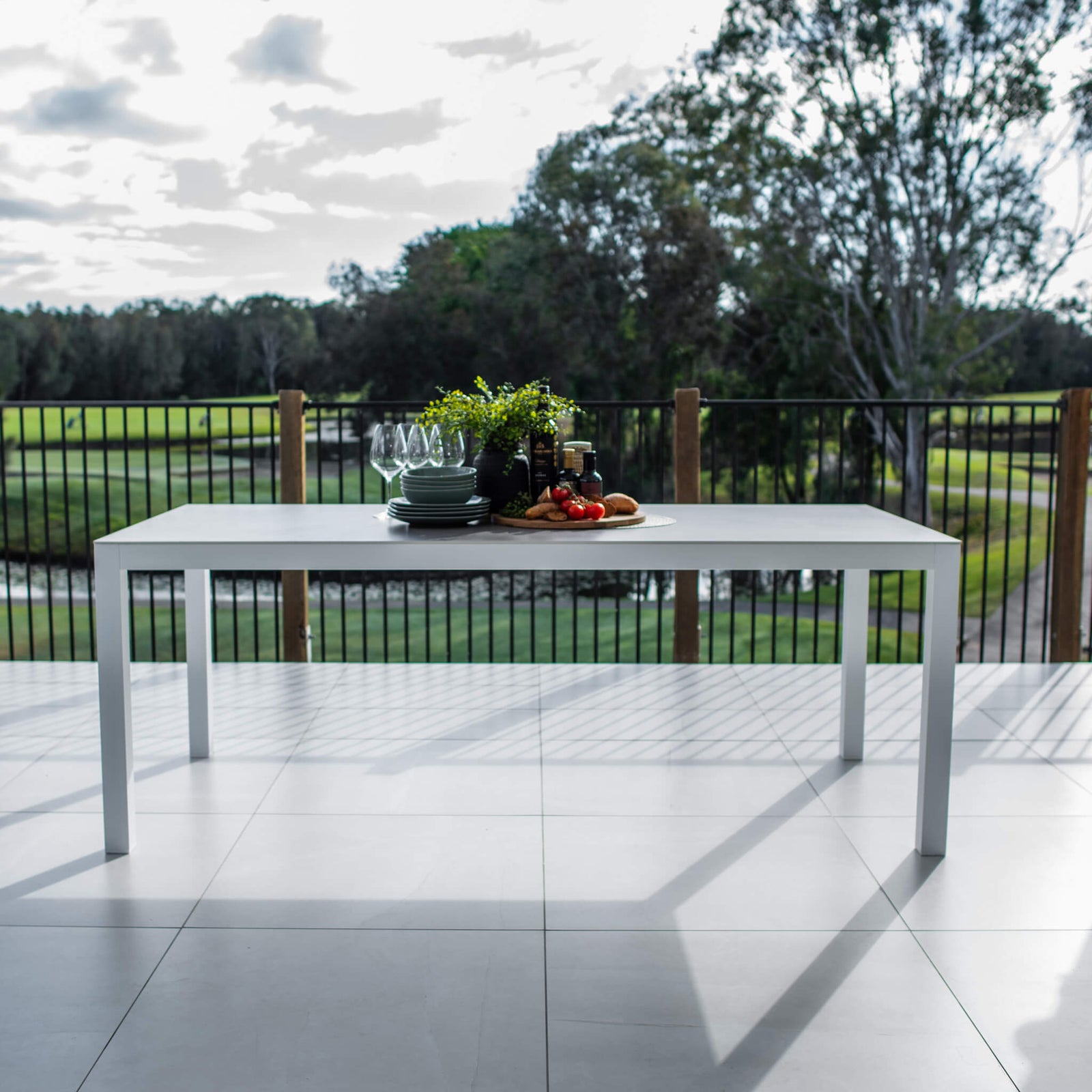 best-outdoor-furniture-Cruz - (200x90) - Outdoor Dining Table #color_WHITE