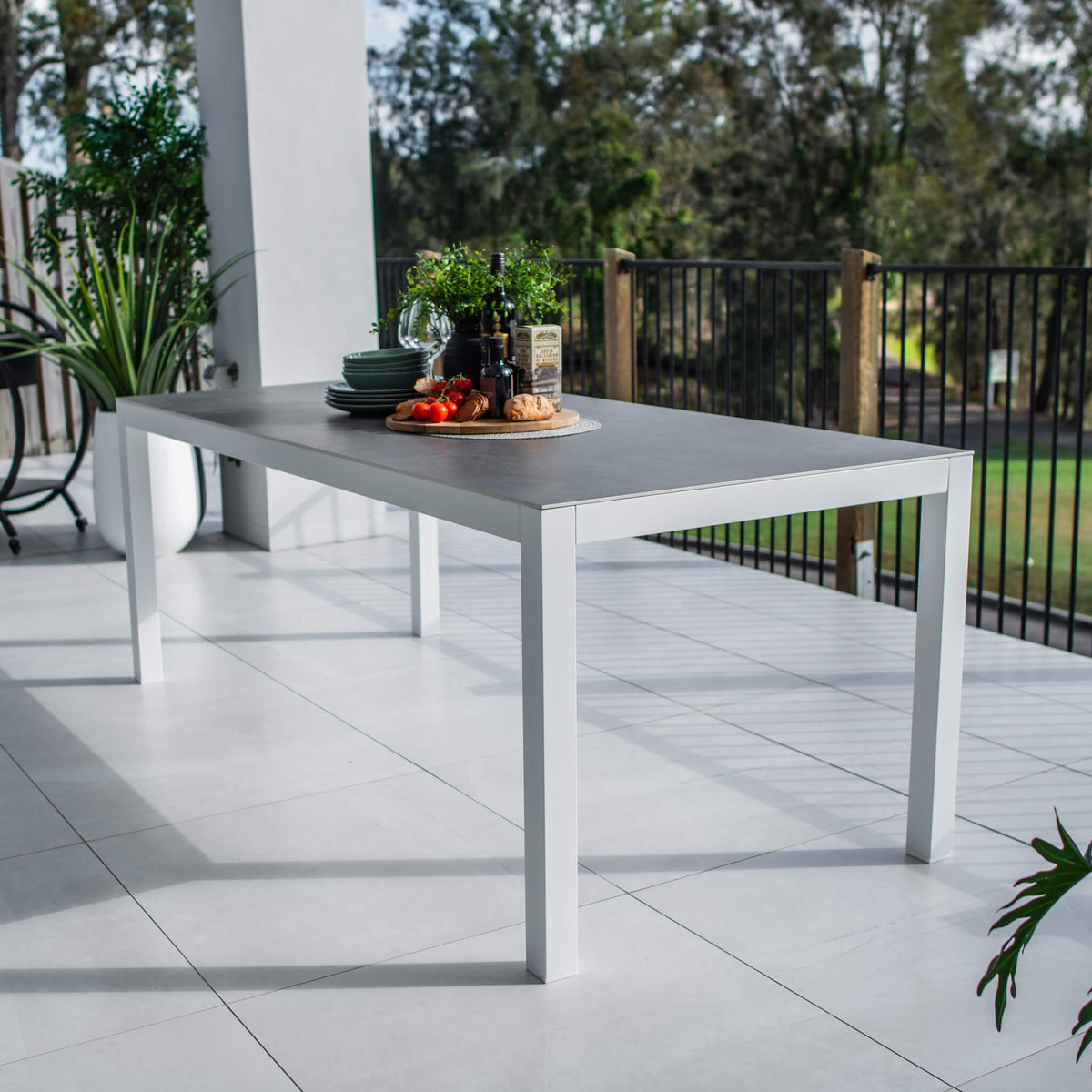 best-outdoor-furniture-Cruz - (200x90) - Outdoor Dining Table #color_WHITE