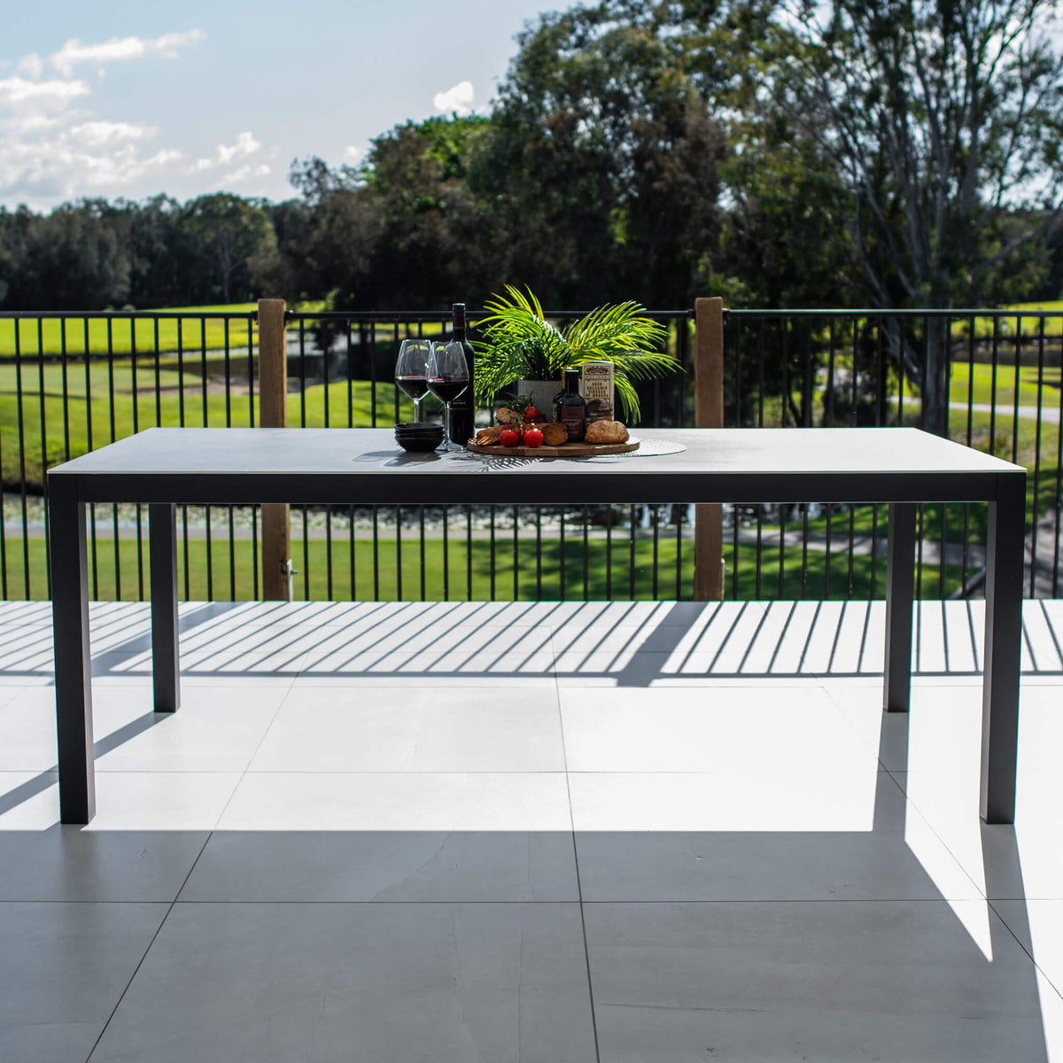 best-outdoor-furniture-Cruz - (200x90) - Outdoor Dining Table #color_BLACK