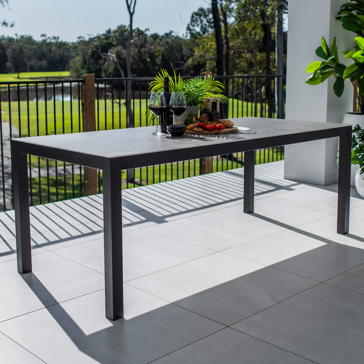 best-outdoor-furniture-Cruz - (200x90) - Outdoor Dining Table #color_BLACK