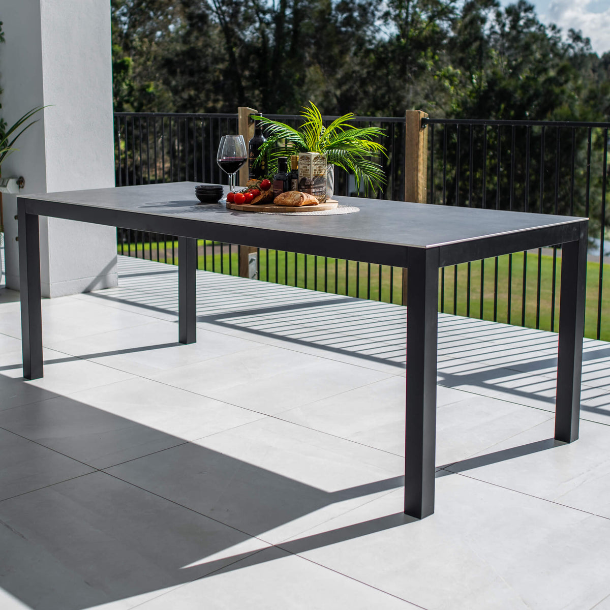 best-outdoor-furniture-Cruz - (200x90) - Outdoor Dining Table #color_BLACK