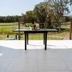 best-outdoor-furniture-Hudson Extension - Outdoor Extendable Table (90/180x90cm) #color_BLACK
