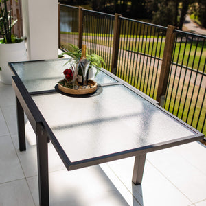 best-outdoor-furniture-Hudson Extension - Outdoor Extendable Table (90/180x90cm) #color_BLACK