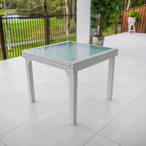 best-outdoor-furniture-Hudson Extension - Outdoor Extendable Table (90/180x90cm) #color_WHITE