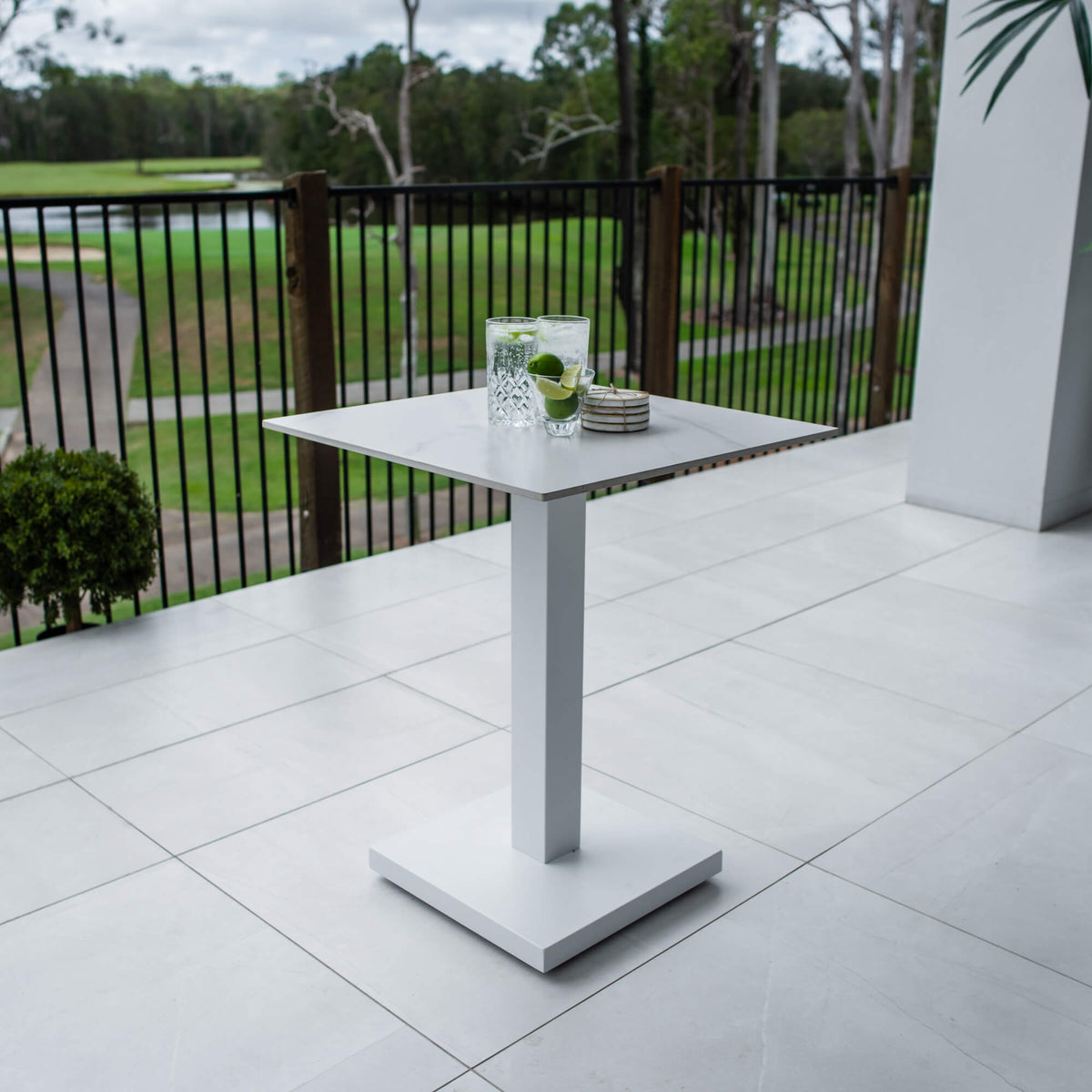 best-outdoor-furniture-Lennox - (60x60) - Outdoor Dining Table - Outdoor Dining Set #color_WHITE