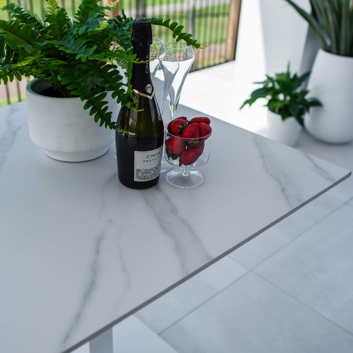 best-outdoor-furniture-Lennox - (80x80) - Outdoor Dining Table- Outdoor Dining Set #color_WHITE