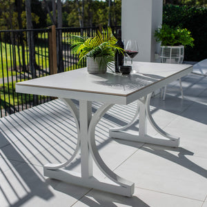 best-outdoor-furniture-Malibu - (150x80) - Outdoor Dining Table #color_WHITE-WHITE