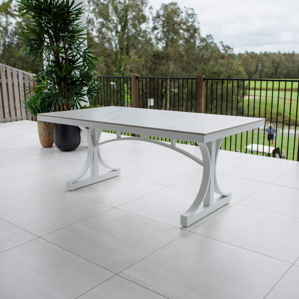 best-outdoor-furniture-Malibu - (180x100) - Outdoor Dining Table #color_WHITE