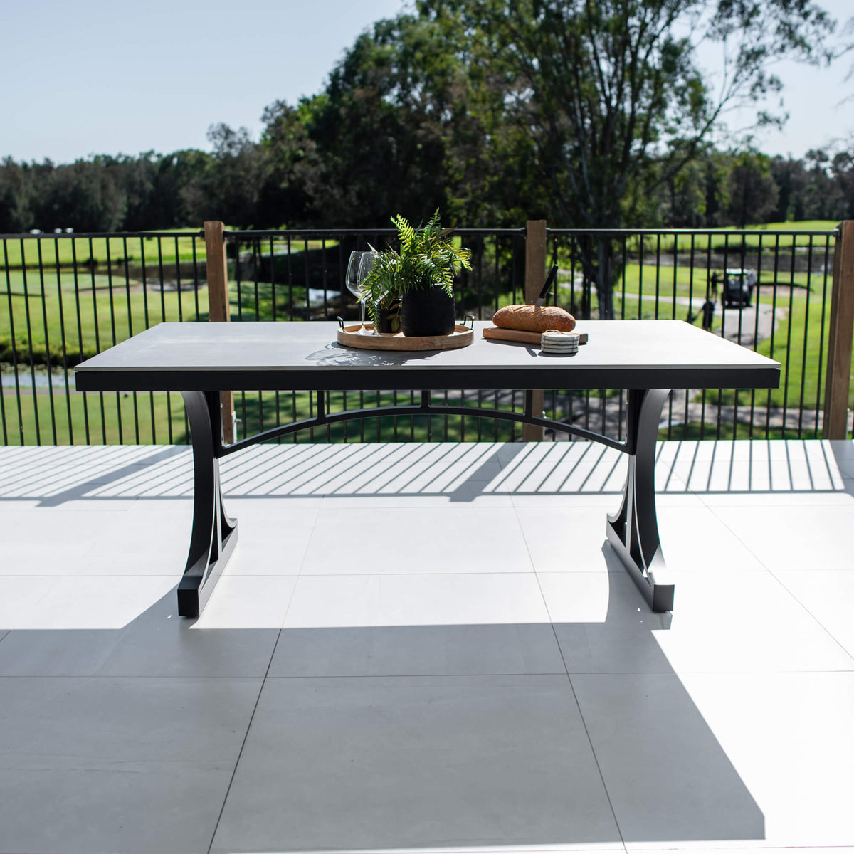 best-outdoor-furniture-Malibu - (180x100) - Outdoor Dining Table #color_BLACK