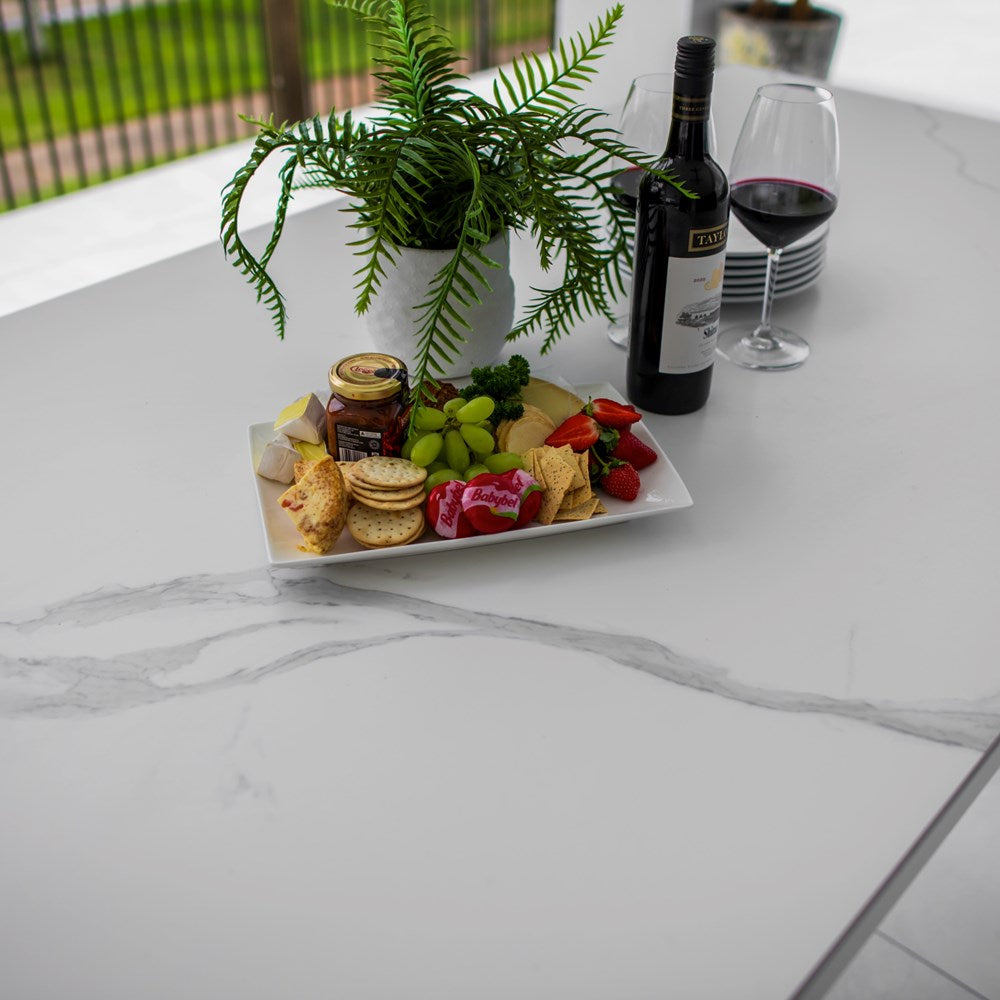Malibu - (215x100) - Sintered Stone Outdoor Dining Table