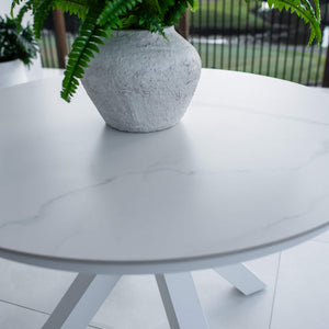 best-outdoor-furniture-Malibu Round - (120x120) - Outdoor Dining Table #color_WHITE