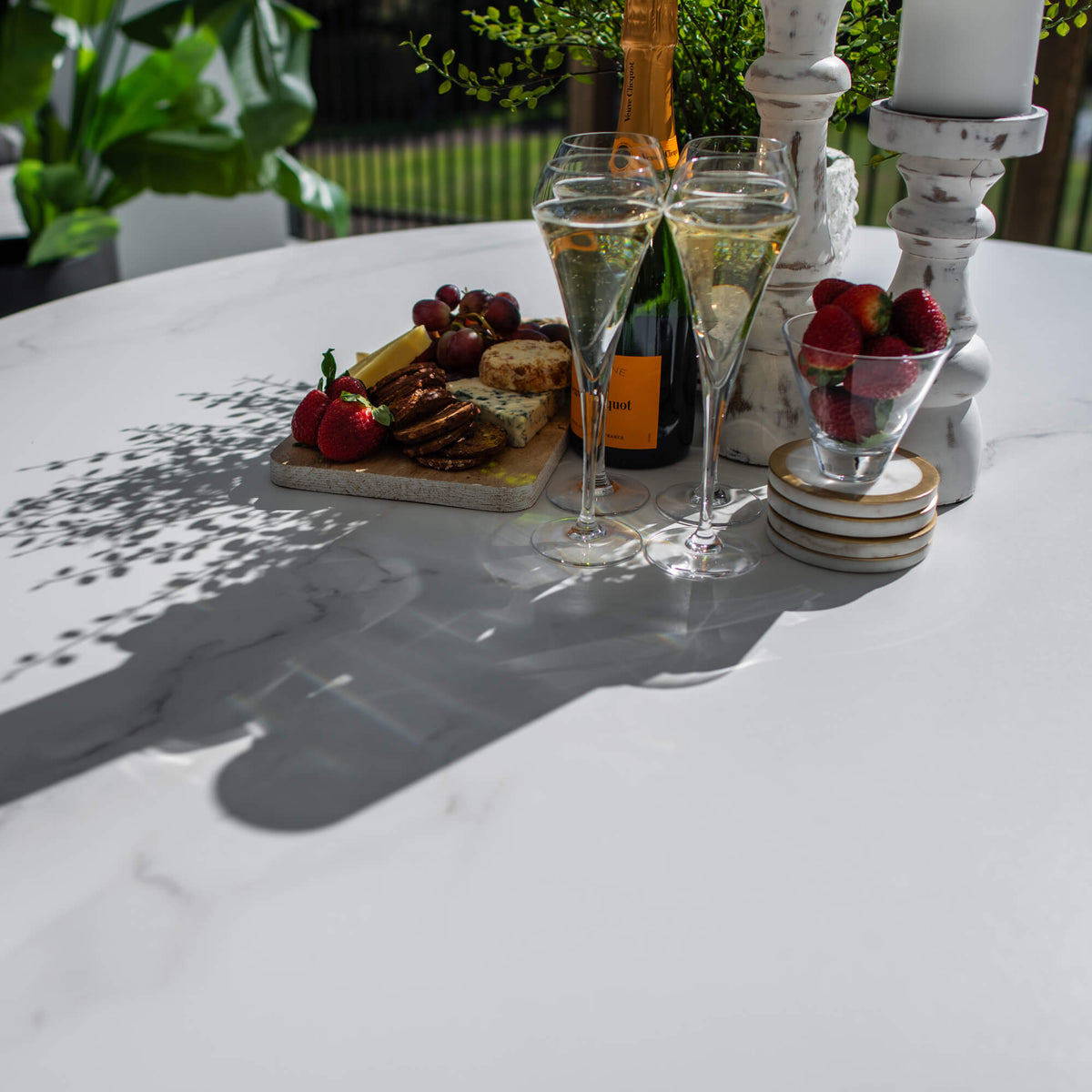 best-outdoor-furniture-Malibu Round - (150x150) - Outdoor Dining Table #color_WHITE