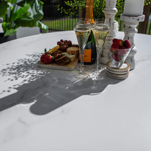 best-outdoor-furniture-Malibu Round - (150x150) - Outdoor Dining Table #color_WHITE