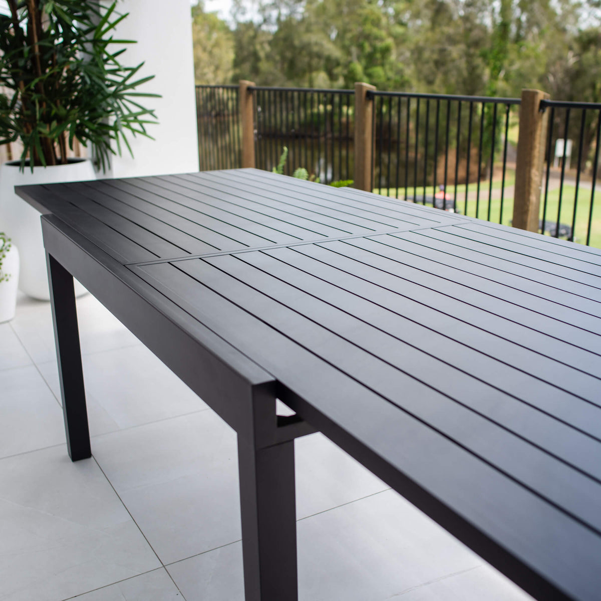 best-outdoor-furniture-Nara Extension - (270x102) - Outdoor Dining Table #color_BLACK