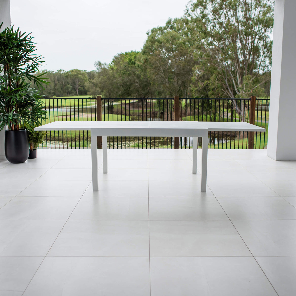 best-outdoor-furniture-Nara Extension - (270x102) - Outdoor Dining Table #color_WHITE