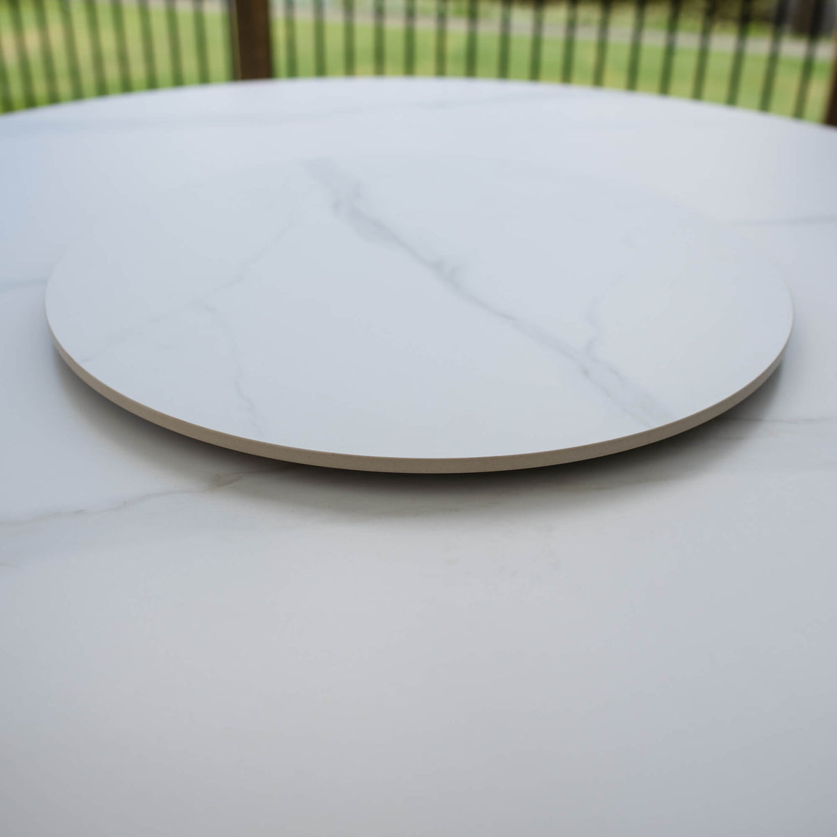 best-outdoor-furniture-Nice Round Sinterstone Table 150cm #color_WHITE