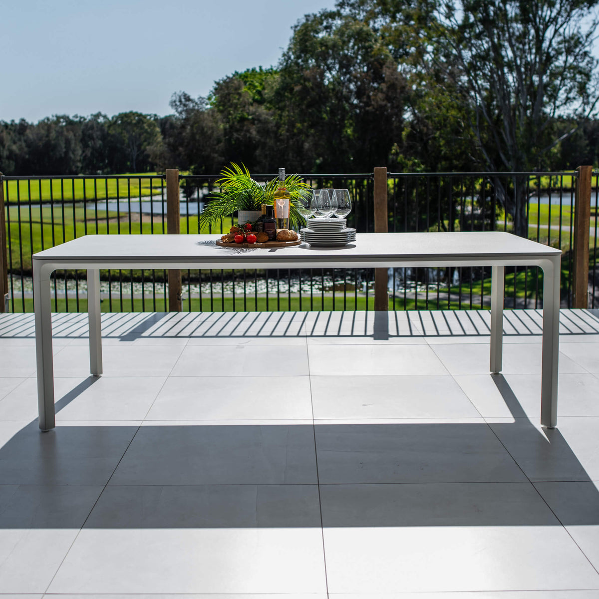 best-outdoor-furniture-York - (220x100) - Outdoor Dining Table #color_CREAM-CREAM