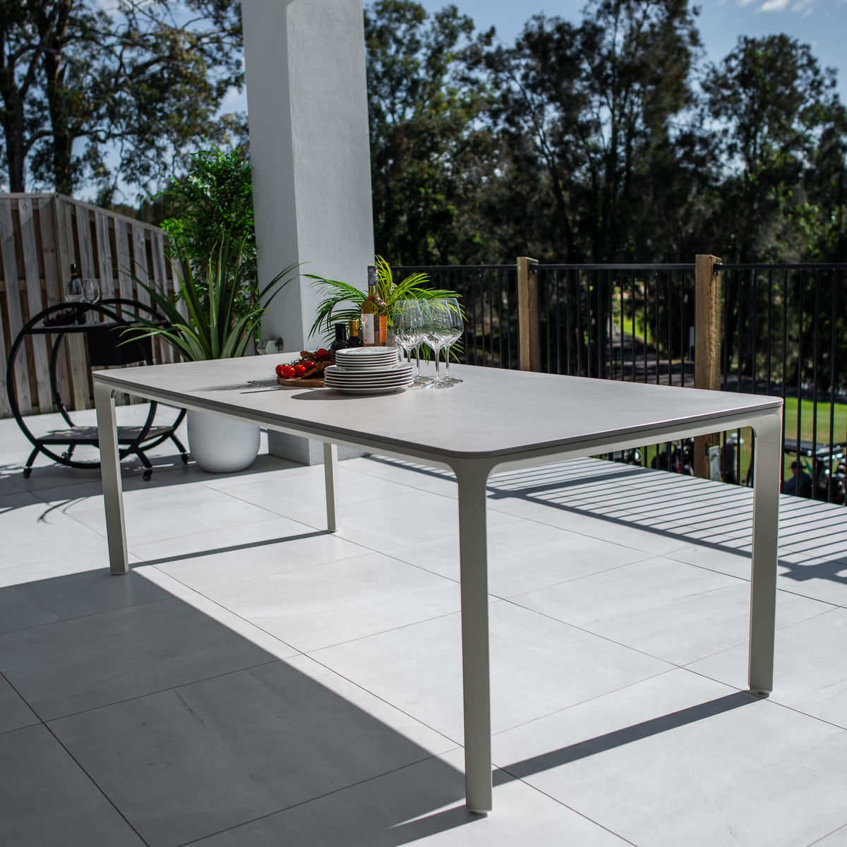 best-outdoor-furniture-York - (220x100) - Outdoor Dining Table #color_CREAM-CREAM