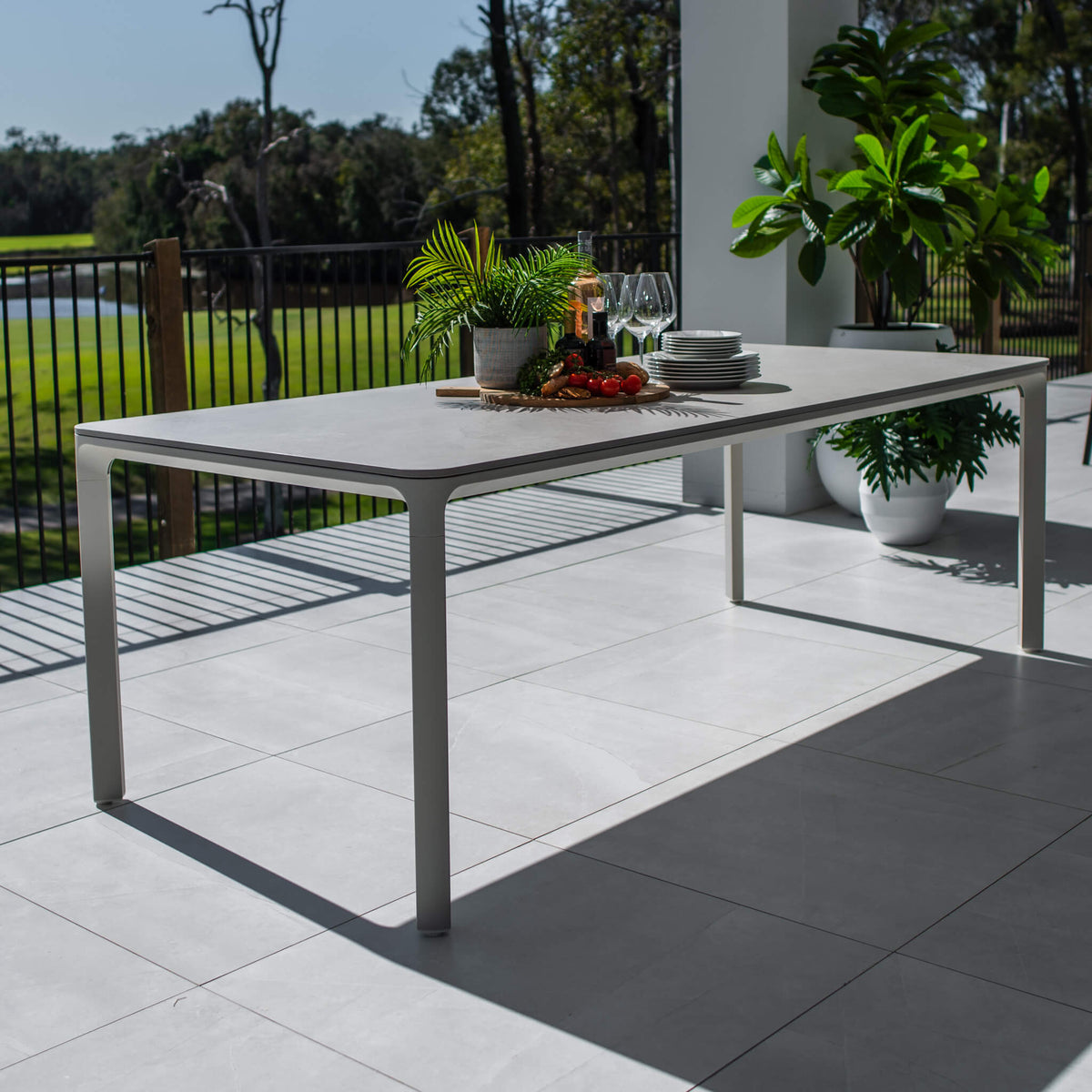 best-outdoor-furniture-York - (220x100) - Outdoor Dining Table #color_CREAM-CREAM