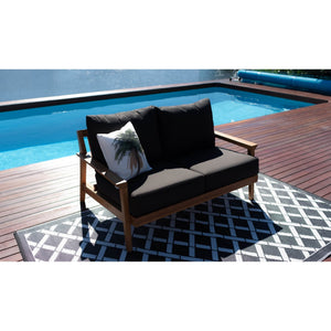 best-outdoor-furniture-Peru Teak 2 Seater Sofa - Outdoor Lounge Settin
