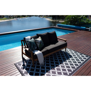 best-outdoor-furniture-Peru Teak 3 Seater Sofa - Outdoor Lounge Setting