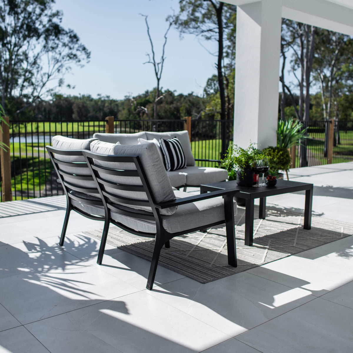 best-outdoor-furniture-Bermuda 2 - 3pce- Outdoor Lounge Setting #color_BLACK