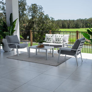 best-outdoor-furniture-Bermuda 2 - 4pce - Outdoor Lounge Setting #color_WHITE