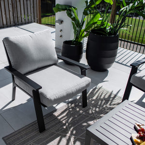best-outdoor-furniture-Bermuda 2 - 4pce - Outdoor Lounge Setting #color_BLACK