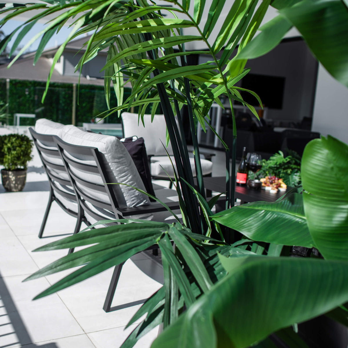 best-outdoor-furniture-Bermuda 2 - 4pce - Outdoor Lounge Setting #color_BLACK