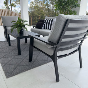 best-outdoor-furniture-Bermuda 2 - 4pce - Outdoor Lounge Setting #color_BLACK