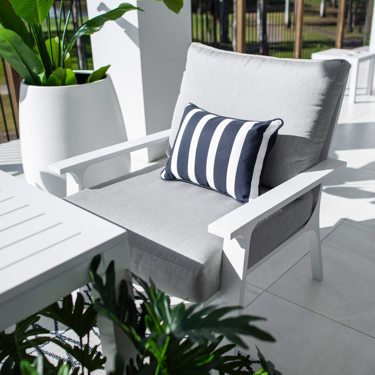 best-outdoor-furniture-Bermuda 2 Low Dining - 4pce - Outdoor Lounge Setting #color_GREY