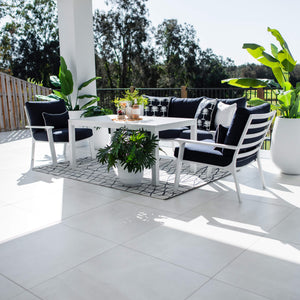 best-outdoor-furniture-Bermuda 3 - 4pce Low Dining Lounge Setting (Sunbrella Fabric) #color_NAVY