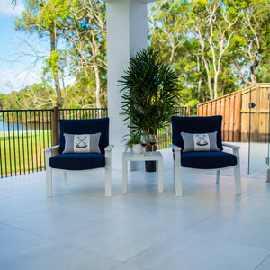 best-outdoor-furniture-Bermuda - 3pce Chat Set White/Navy