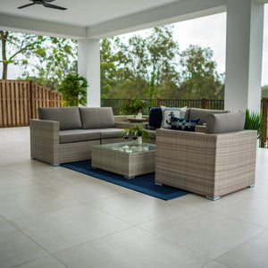 best-outdoor-furniture-Cuban Modular -7pce Sofa Only w Single Sofa - Outdoor Lounge Setting Bone