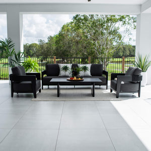 best-outdoor-furniture-Marina 3 - 4pce - Outdoor Lounge Setting #color_BLACK
