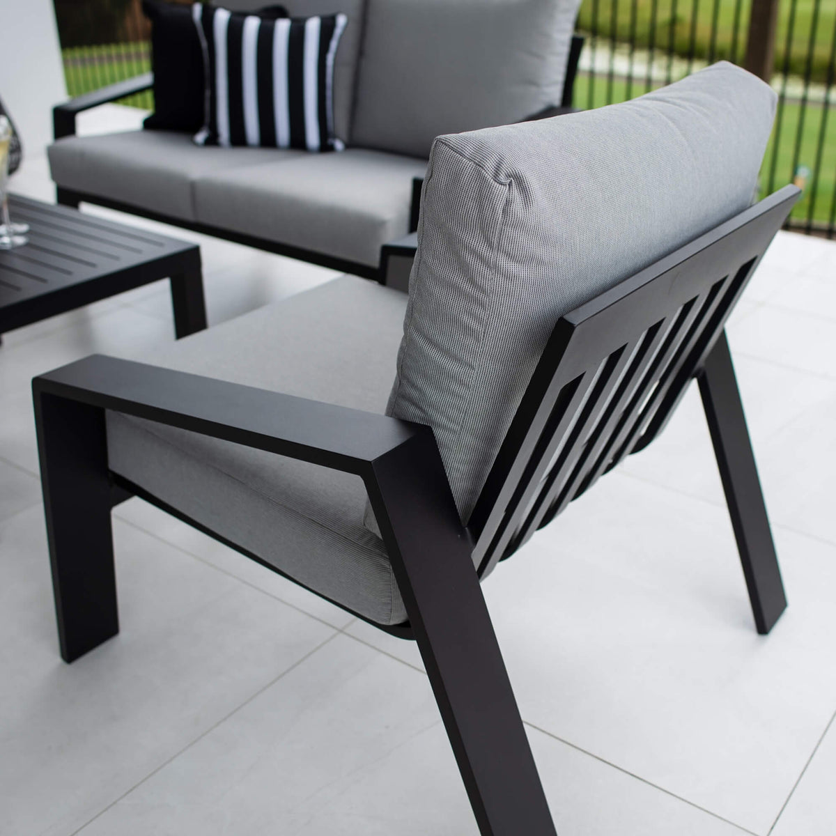 best-outdoor-furniture-Monica - 4pce Outdoor Lounge Setting #color_BLACK