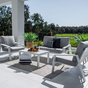 best-outdoor-furniture-Monica - 4pce Outdoor Lounge Setting #color_WHITE